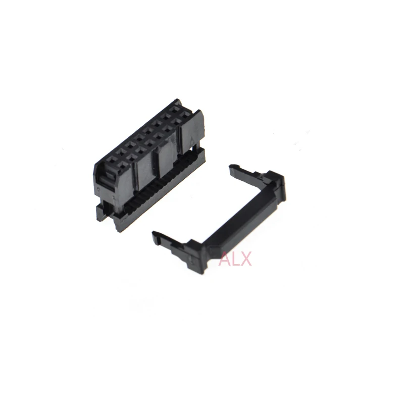 

10PCS FC-16p IDC SOCKET Pitch 2.54MM JTAG ISP PLUG CONNECTOR DOUBLE ROW FOR IDC BOX HEADER for Cable FEMALE 2x8PIN 16PIN FC 16p