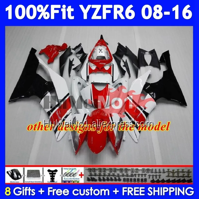 Комплект OEM для YAMAHA YZFR6 YZF600 YZF R6 600 R 6 358No.98 YZF-R6 2008 2009 2010 2011 13 14 15 16 обтекатель с синим