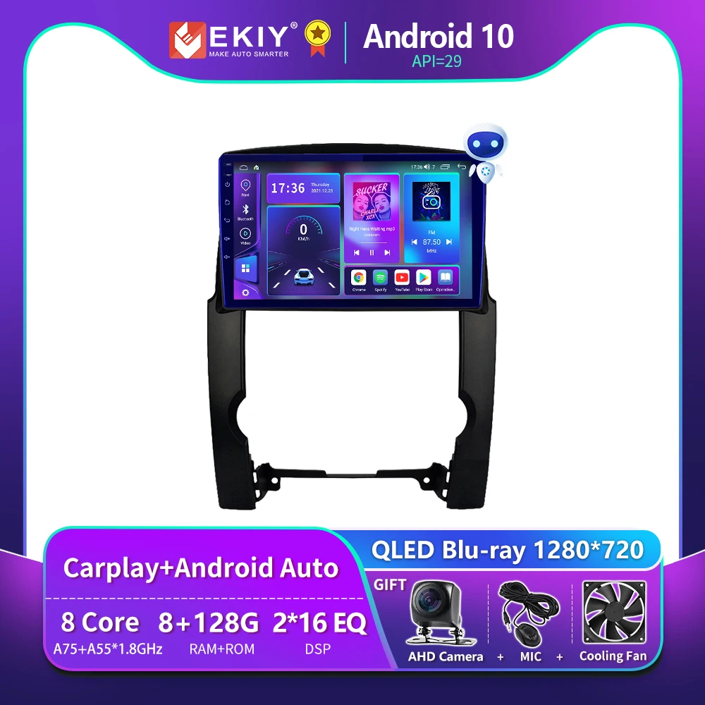 

EKIY T900 для Kia Sorento 2 XM 2009-2012 Автомобильный радиоприемник DSP Мультимедийный видеоплеер Навигация GPS CarPlay Android Auto No 2Din DVD