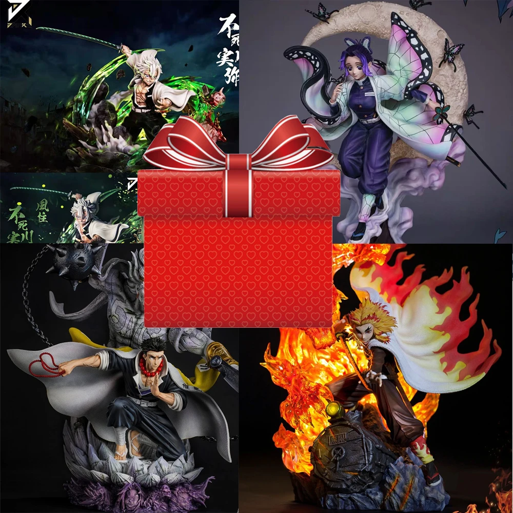 

Demon slayer figure Box Random 1PC Demon Slayer Figure Toy Kamado Nezuko Tanjirou Agatsuma Zenitsu Hashibira Inosuke PVC Action