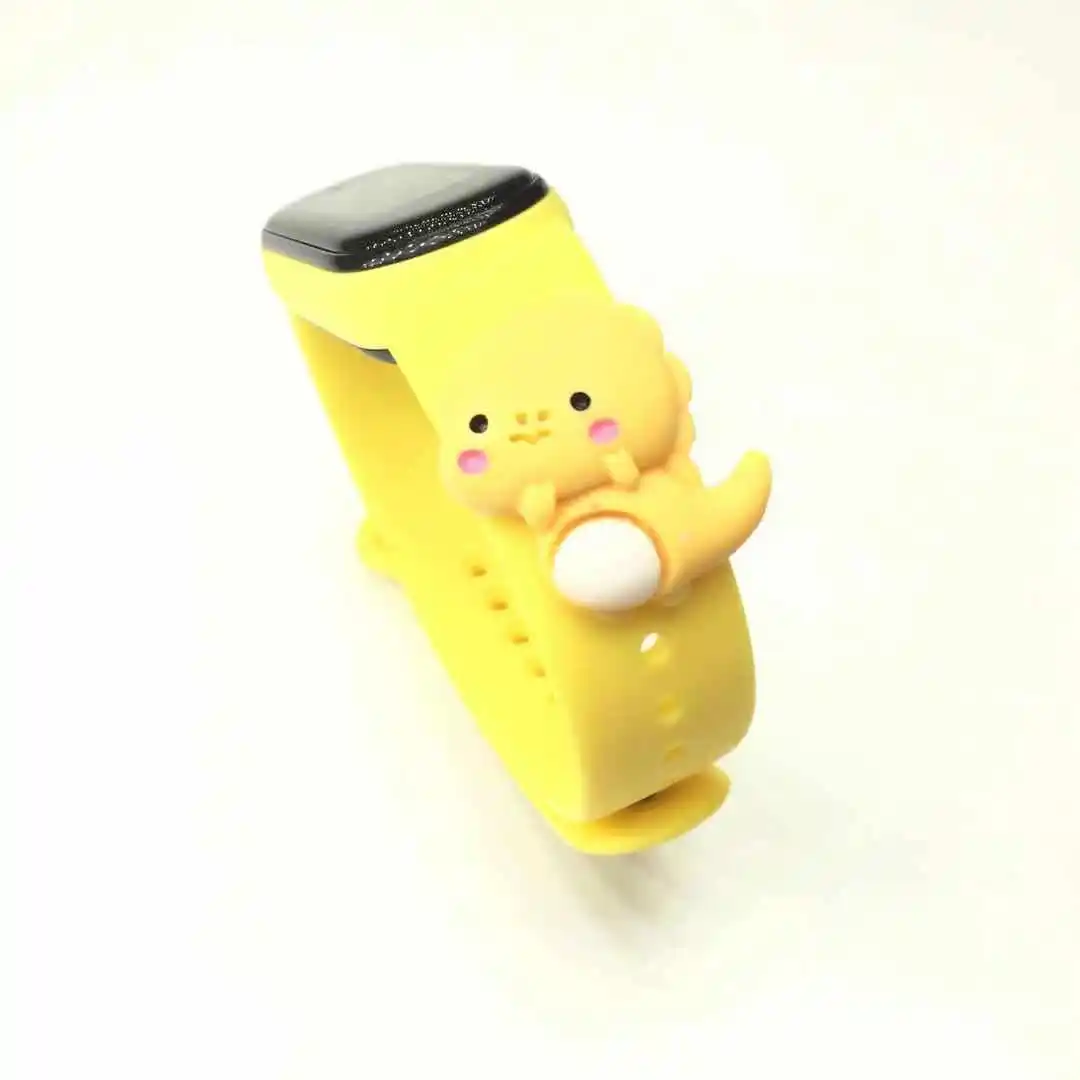 For Mi Band 6 5 4 3 Strap Silicone Doll cartoon  XiaoMI 6 5 4 Watch Band Silicone Doll cartoon Bracelet Smart Sports Wrist