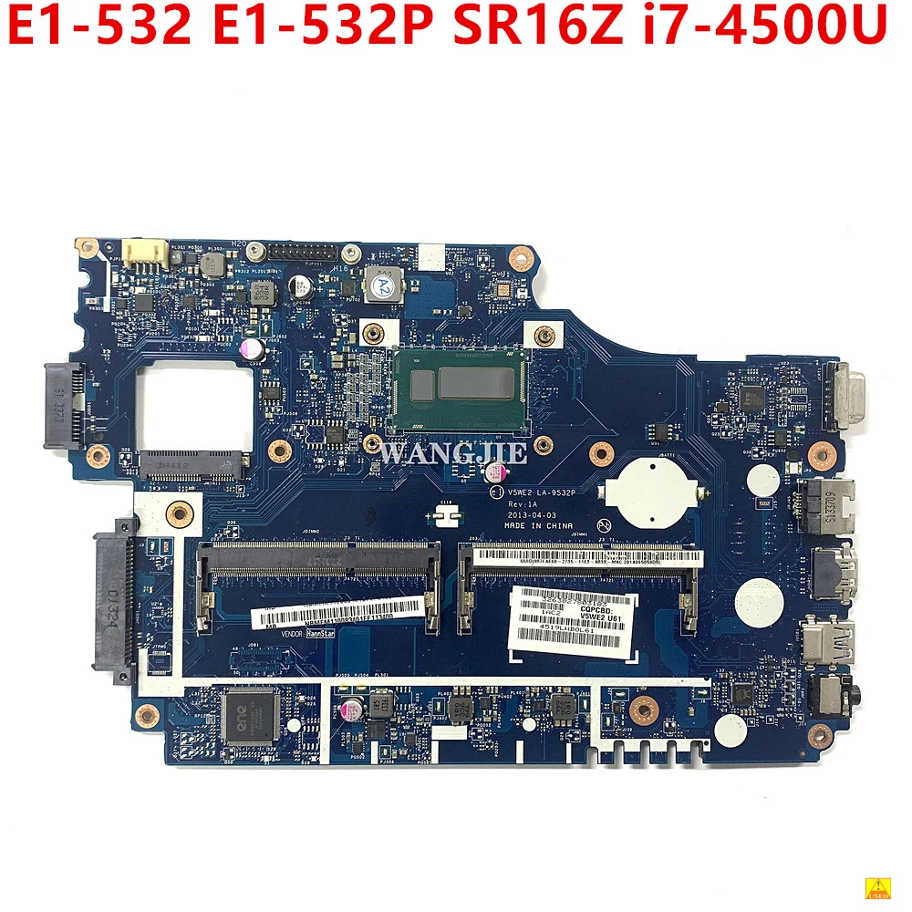 

Б/у материнская плата V5WE2 для ноутбука Acer Aspire Φ с DDR3L SR16Z LA-9532P NBMFM11008 NB.MFM11.00E