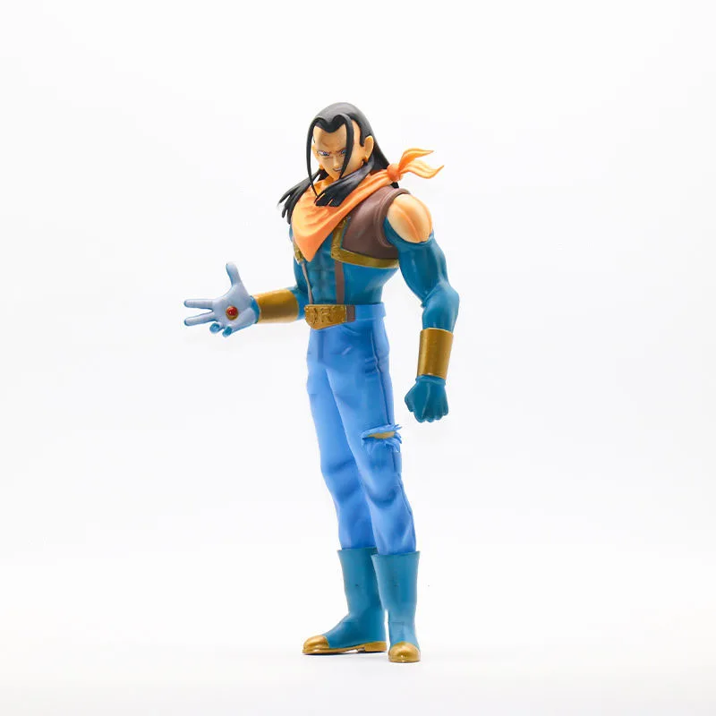 

Anime Dragon Ball Z Gt Super Android 17 Figurine Super 17 Action Figures 29cm Pvc Collection Model Toys For Children Gifts