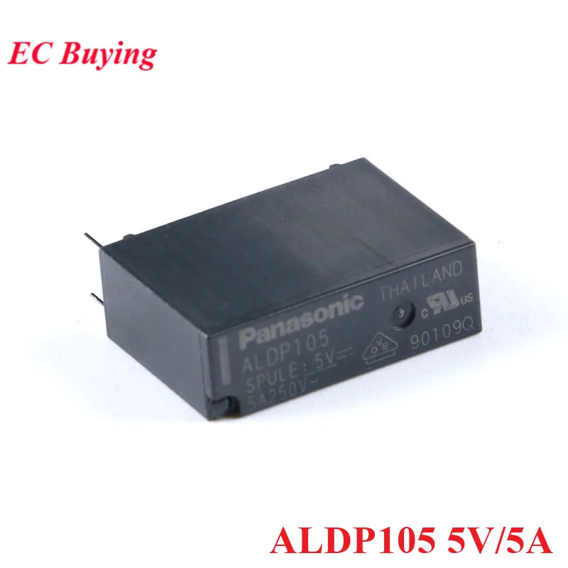 5 шт./лот 5A реле ALDP105 ALDP112 ALDP124 ALD112 в 12 В 24 a группа нормально открытых без 4 контактов
