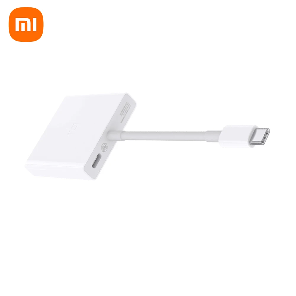 

Xiaomi Computer Adapter USB-C Hub Typ-C to USB 3.0 Compatible Converter Hub 4K 1080P 5Gbps High Speed Docking Station