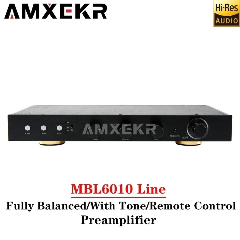 6-кратное увеличение MBL6010 линейный HIFI предусилитель RC5534 JRC5532 полностью балансный