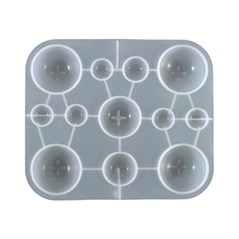 

Полусферический УФ-Кристалл, искусственное ожерелье, подвеска, украшения, силиконовая форма