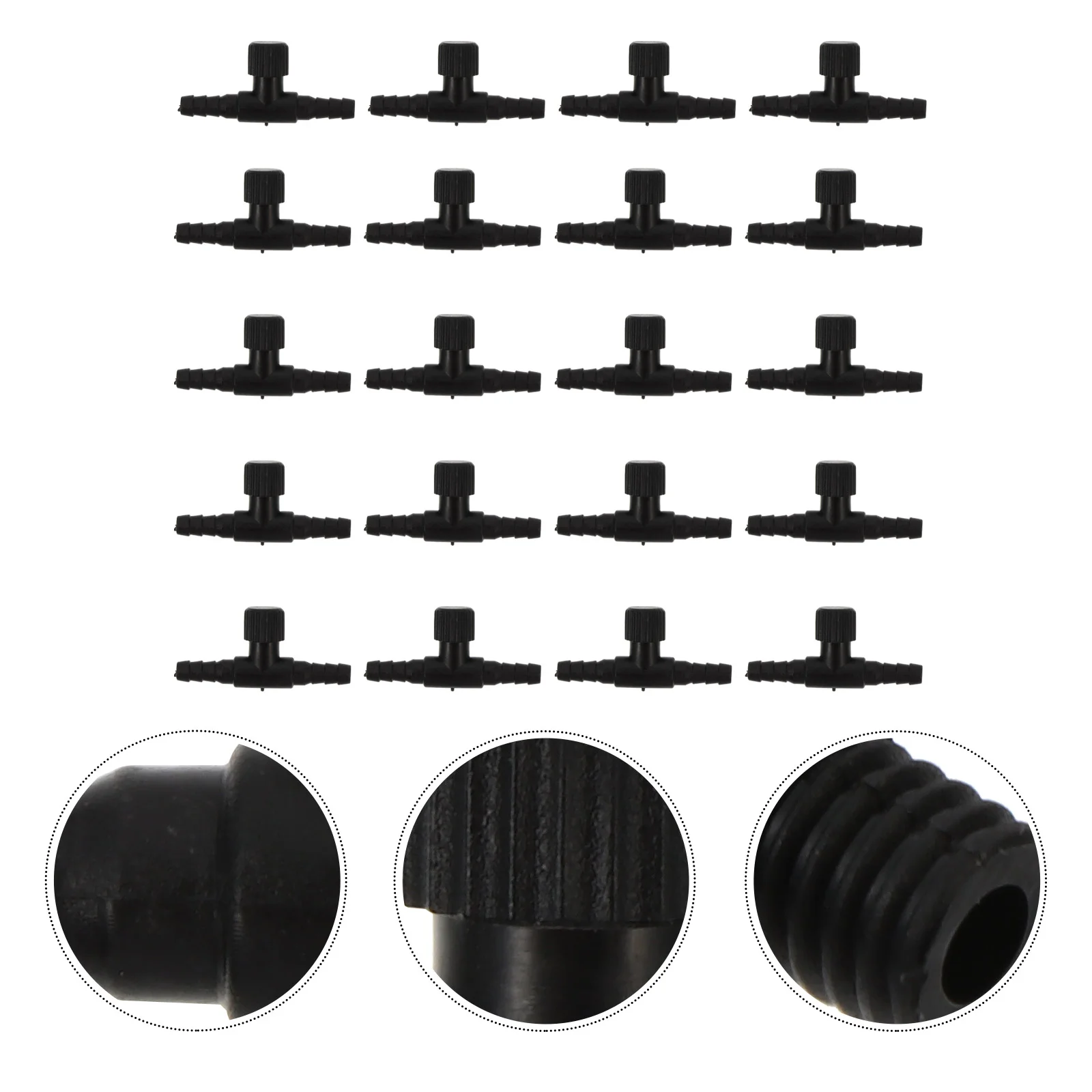 

30 Pcs Fish Tank Direct Air Valve Air Fittings Bowl Accessories Inline Tubing Connector Aquarium Connectors