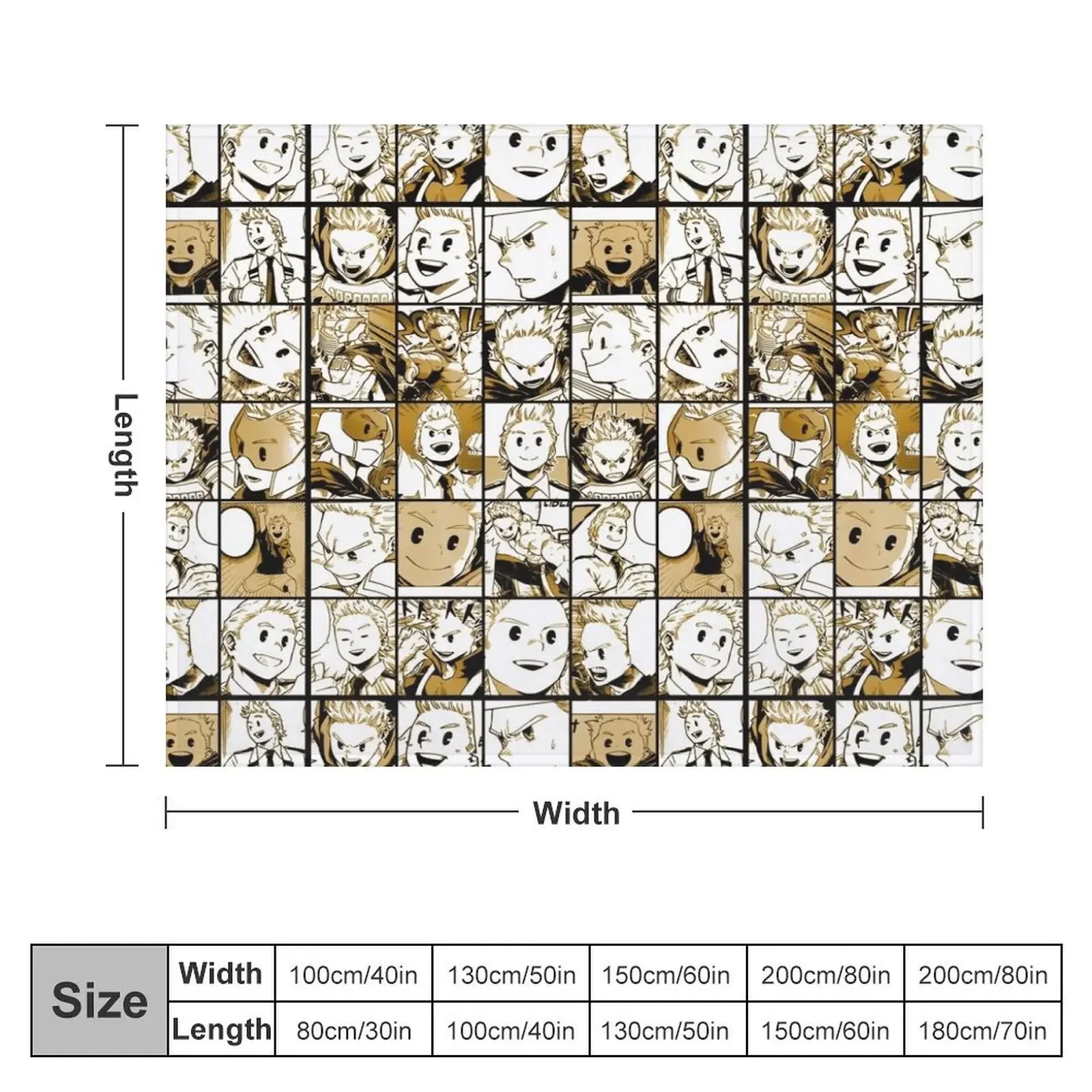 Mirio Togata коллаж цветная версия плед ворс декоративные диваны одеяла