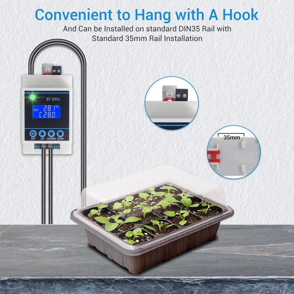 XY-DT01 Цифровой регулятор температуры -40-110 ° микроцифровой термостат C с