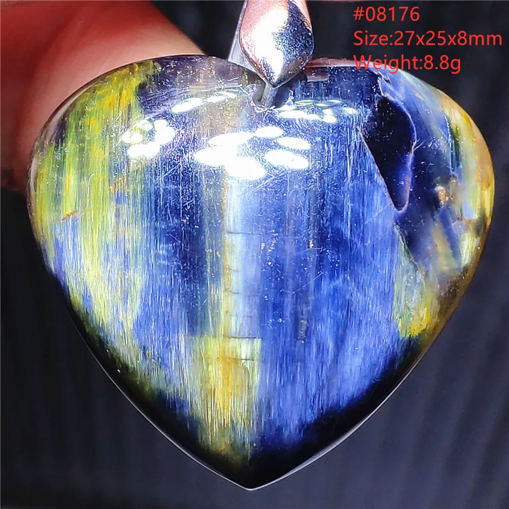 

Подвеска из натурального синего пьецетата, желтого цвета, в стиле динатоии, Намибия, 51x35,3x8,8 мм, в форме капли воды, для женщин и мужчин, ювелир...