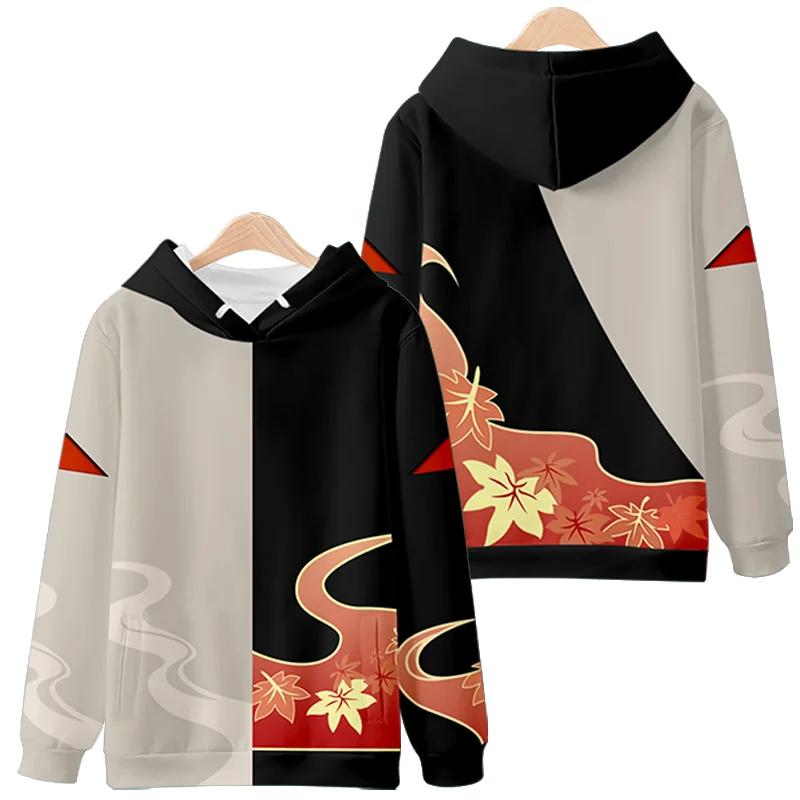 

Cosplay Game Genshin Impact Kaedehara Kazuha Hoodie Men Women Clothing Fashion Loose 3D Printing teen boy sweatshirt
