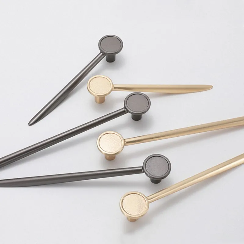 

KK & FING, 1 шт., современные ручки из цинкового сплава для кухни, ручки для ящиков, золотые ручки для кухонного шкафа, Современная стойка для обув...