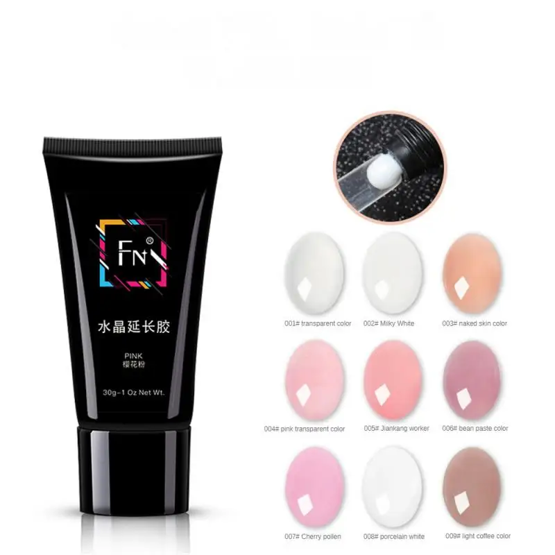 

Клейкий удлинитель для ногтей, 9 цветов, 15 г