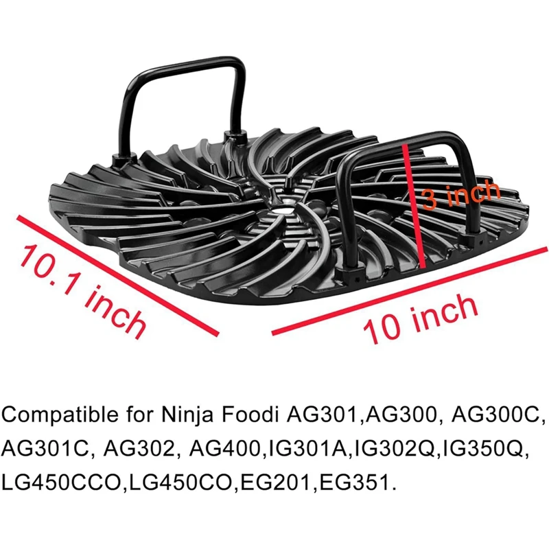Брызгозащитный щиток + стойка для духовки Ninja Foodi AG301 аксессуары фритюрниц 5-в-1