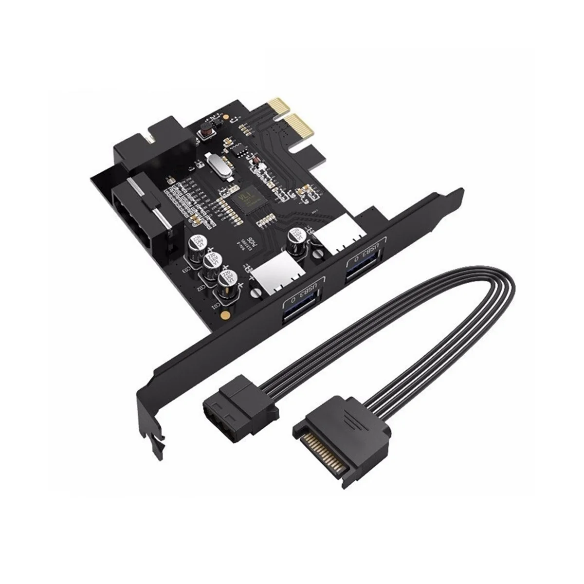 

USB PCI адаптер PCI-E к USB3.0 настольная Плата расширения 20 Pin к USB3.0 плата расширения