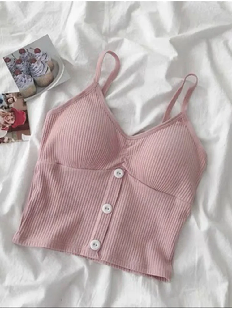 Женский трикотажный топ женский жилет на бретельках сексуальный вязаный