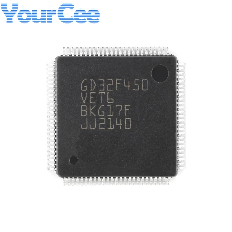 

Новый оригинальный микроконтроллер GD32F450VET6 LQFP-100 32 бит Микроконтроллер микроконтроллер