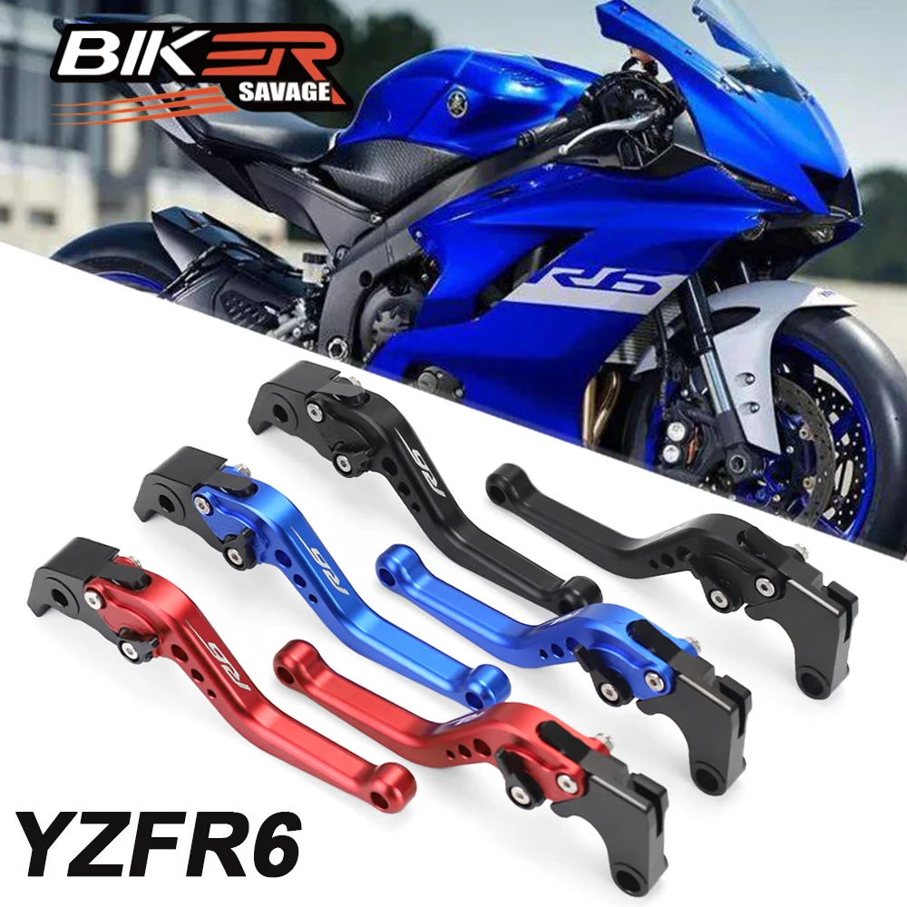 Короткие Рычаги тормозной муфты для YAMAHA YZFR6 YZF R6 600 R6S 1999-2022 аксессуары мотоциклов