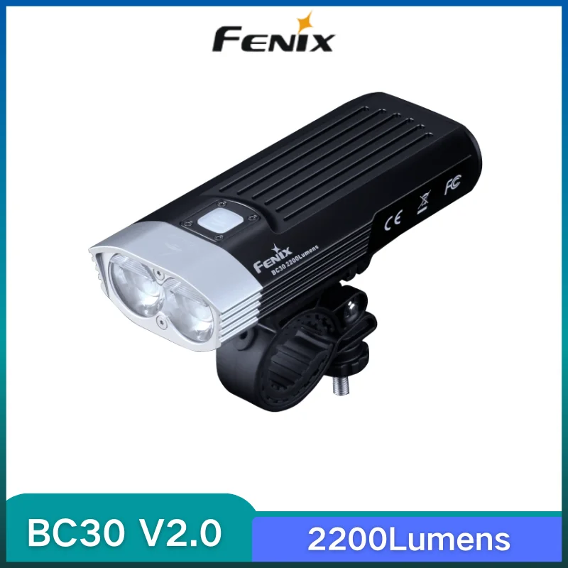 

Fenix BC30 V2.0 Wireless Control Bicycle Light 2200Lumens 2 LUMINUS SST-40-N5 LEDs Rechargeable Flashlight