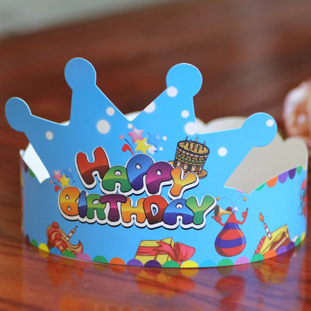 50 шт. бумажные короны шапки для дня рождения детей фотодекор украшения