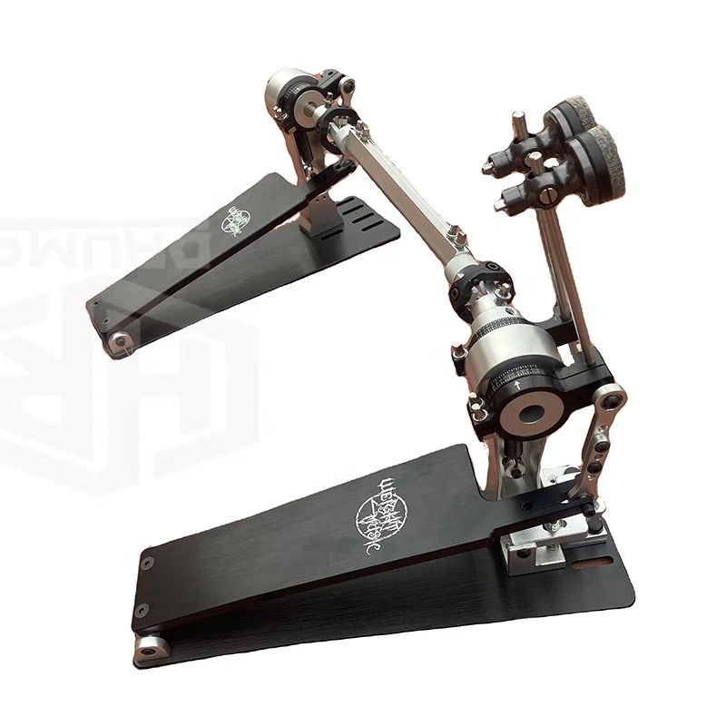 

Long Board Speedy Direct Drive Shaft CNC Cutting Craft Jazz Pedal Aluminum Alloy Powerful Twin Pedal Kick Bass Drum Double Pedal