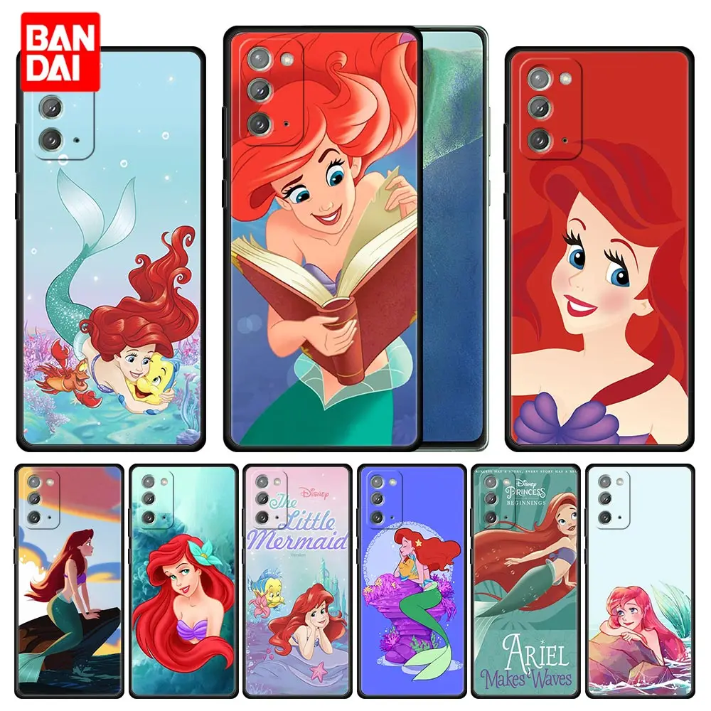 

Little Mermaid Disney Ariel Princess Phone Case for Samsung Galaxy A51 A52 A03 A13 A31 A32 A50 A70 A71 Note 20 Ultra 5G Silicone