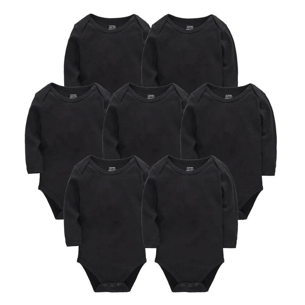 

Unisex Baby Bodysuit 100% Cotton Blank Solid Clothes Long Sleeve Infant Toddler Overalls 0-3 months Newborn Body Jumpsuit