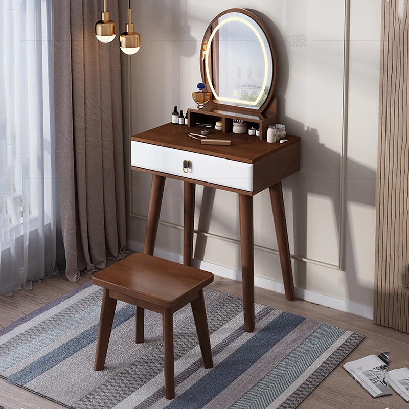 Туалетный столик Искусственный деревянный для спальни корейский туалетный