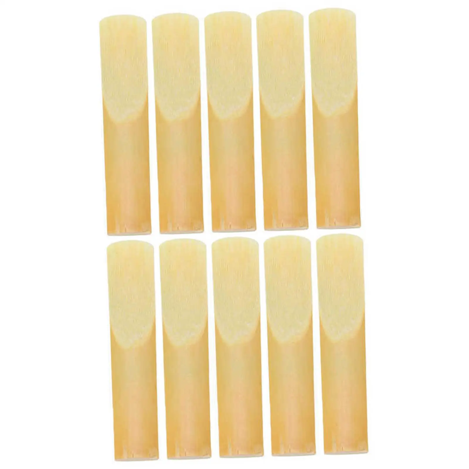 

10x Clarinet Reeds, Wind Instrument Replacement Supplies, Saxophone Reeds, with Case for Player Beginner