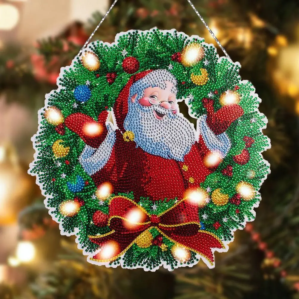 

Набор для алмазной живописи «сделай сам», 5D алмазная живопись для взрослых, полное круглое сверло, рождественское искусство, творчество, ук...