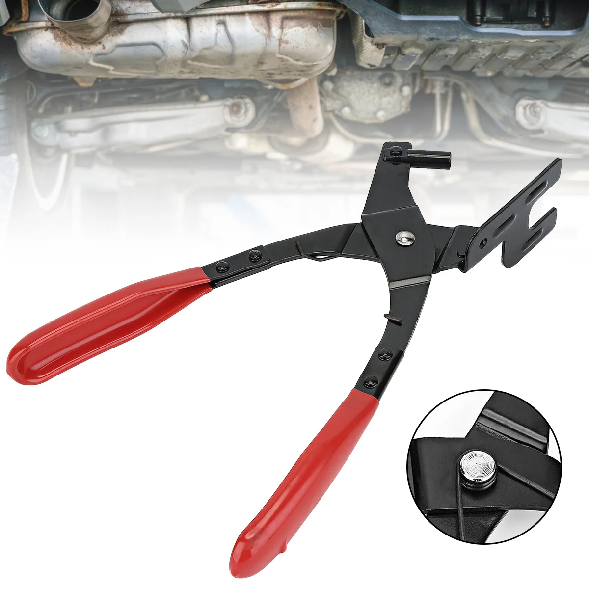 

Exhaust Hanger Removal Pliers Heavy Duty Rubber Grommet Removal Tool Rubber Exhaust Hanger Removal Tool For Tailpipes Mufflers