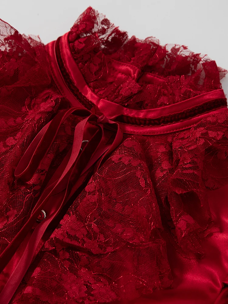 Женское дизайнерское длинное платье Seasixiang однотонное винтажное с