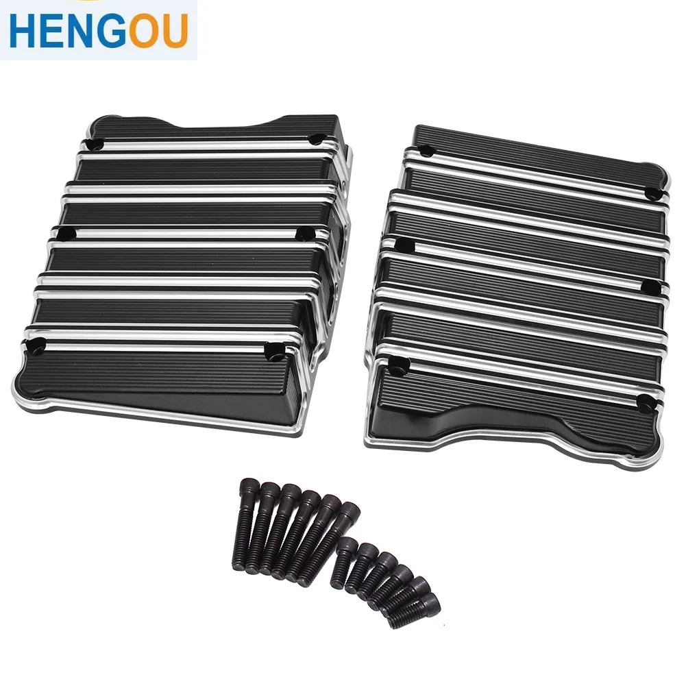 

Motorcycle Black Rocker Box Top Cover Case For Harley Touring Road King Classic Electra Glide Twim Cam Dyna Fat Bob Softail