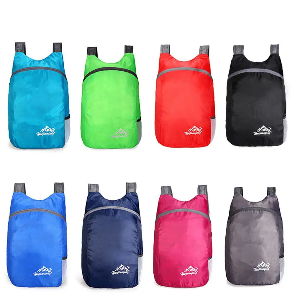 

20L Foldable Backpack Leisure Sport Bags Ultralight Waterproof Travel Daypack For Outdoor Hiking Camping Unisex Portable