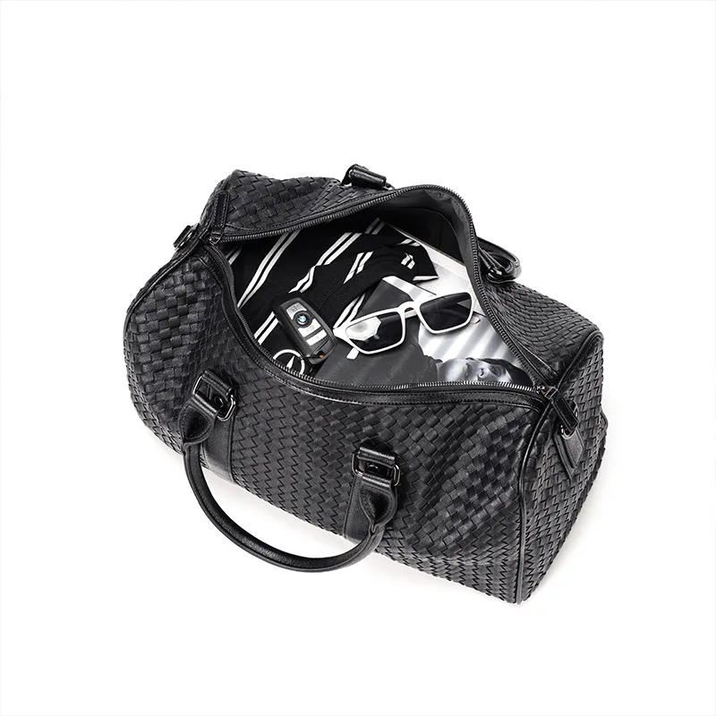 Fashion Luxury Brand Designer Travel Bag Airport Leather Duffel Bag Large Capacity Holiday Weekend Handbag Yoga Gym Bag For men