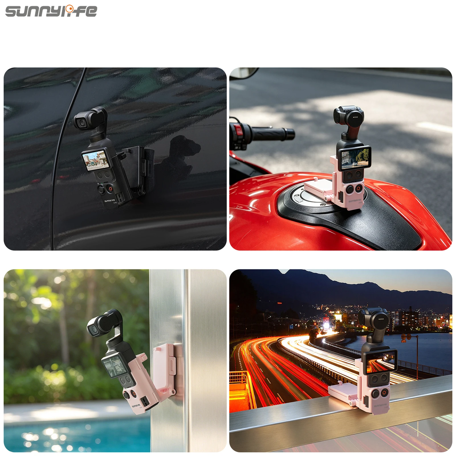 Фото Магнитный держатель Sunnylife для DJI Pocket 4P/4/3, регулируемое основание, портативные аксессуары для фотосъемки №2
