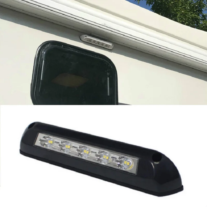 12V/24V RV LED Awning Porch Light Waterproof Motorhome Caravan Interior Wall Lamps Light Bar RV Van Camper Trailer Exterior Lamp