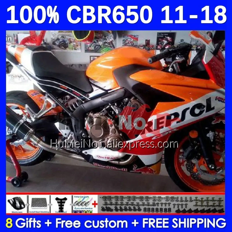 

CBR650F For HONDA CBR650 CBR 650 F 650F 11 12 13 14 15 16 17 18 109No.23 2011 2012 2013 2014 2015 2016 2018 Fairing orange stock