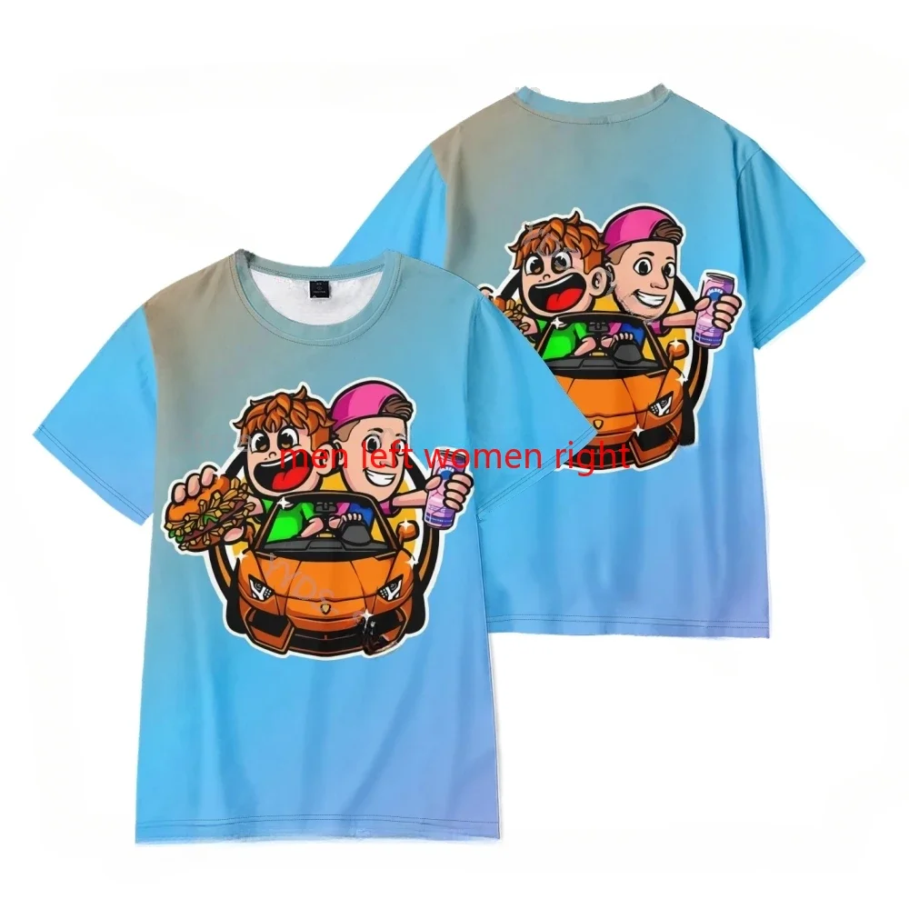 Детская футболка с 3D-принтом аниме burgerles Icrimax для мальчиков и девочек милые топы в