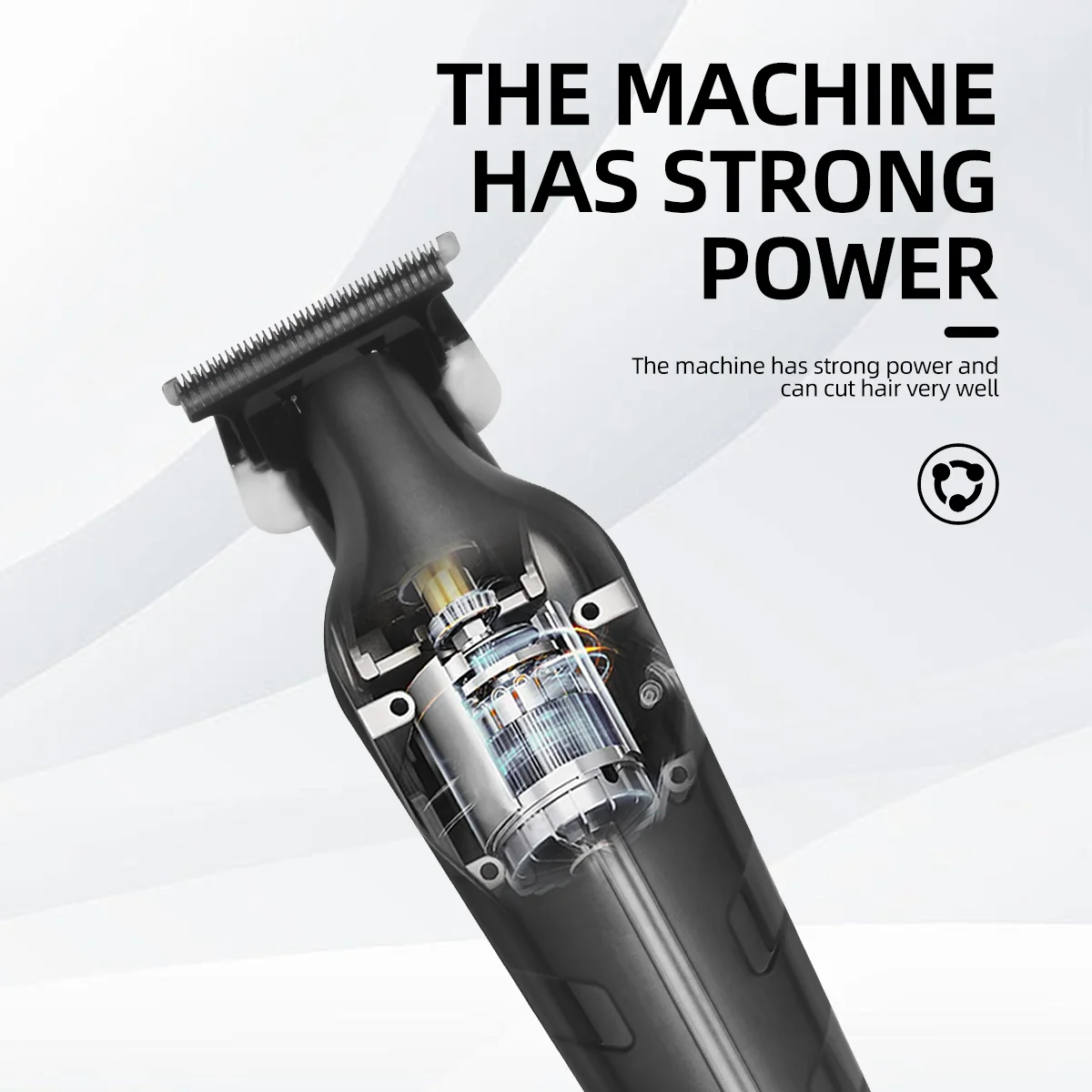 Аккумуляторная машинка для стрижки волос 1200 мАч