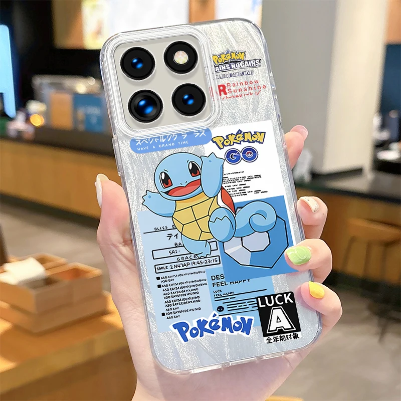 Чехол для телефона с Аниме Pokemon Gengar светоотражающий чехол Xiaomi 13T Pro 11 Lite 11i POCO X6 X5 X3