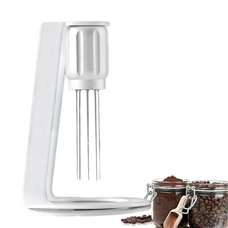 

Инструмент WDT для эспрессо магнитный инструмент для перемешивания кофе инструменты WDT с подставкой 0,4 мм бариста ручной инструмент для распределения для Дома кухни кафе