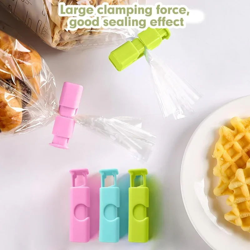 1 ~ 12 шт. зажимы для запечатывания пищевых продуктов сумок хранения хлеба сумки
