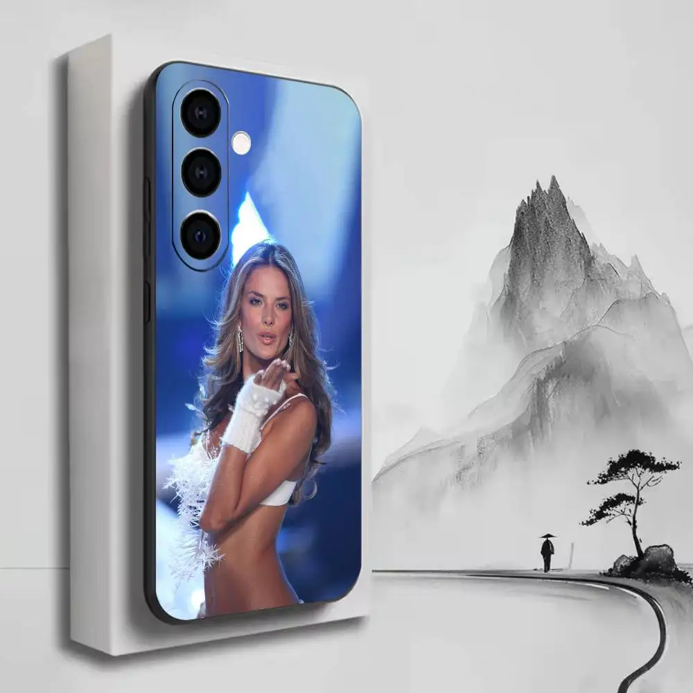 Фото Чехол для телефона supermode AA A-Alessandra Ambrosio, черный, мягкий силиконовый чехол из ТПУ для Samsung A72, A51, A70, A71, A53, A52, A73 №2