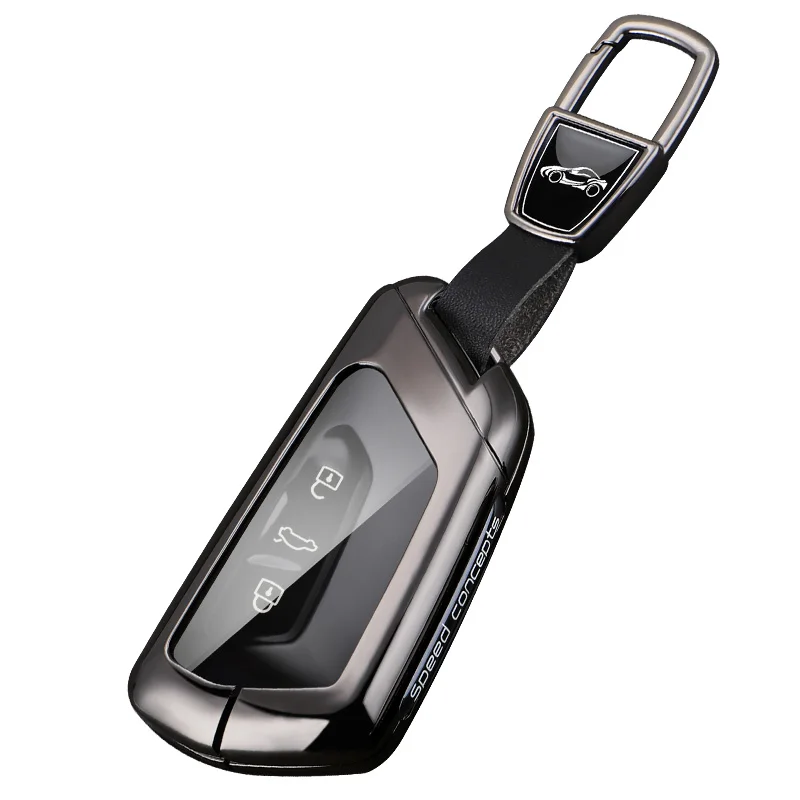 Фото Чехол для автомобильного ключа, подходит для Volkswagen Golf 8 MK8 ID.3 ID.4 Cupra Skoda Octavia A8 SEAT Leon MK4 2020 2021 Formentor Tarrac №1