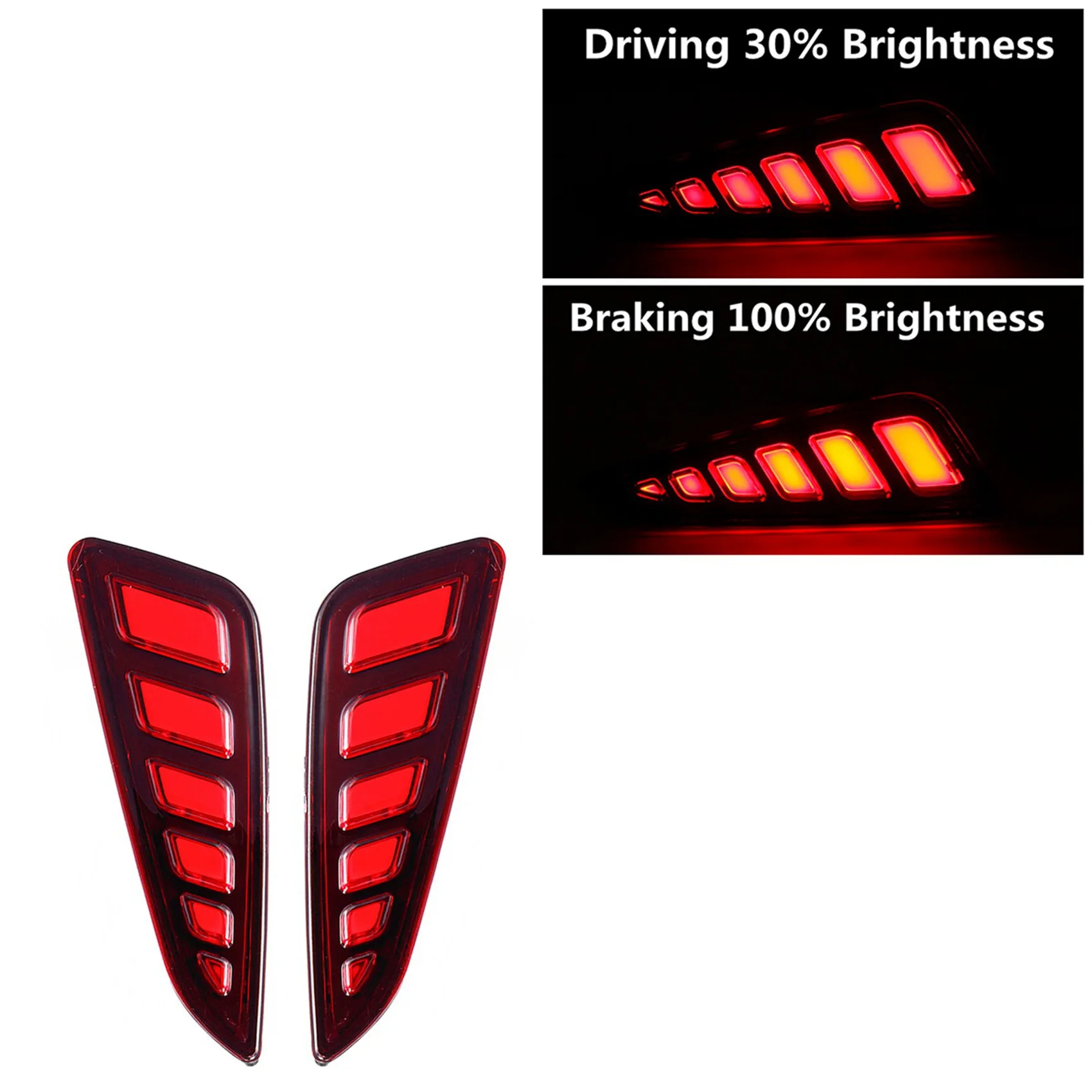 2 шт. задние противотуманные фары для Toyota светодиодный 2016-2019