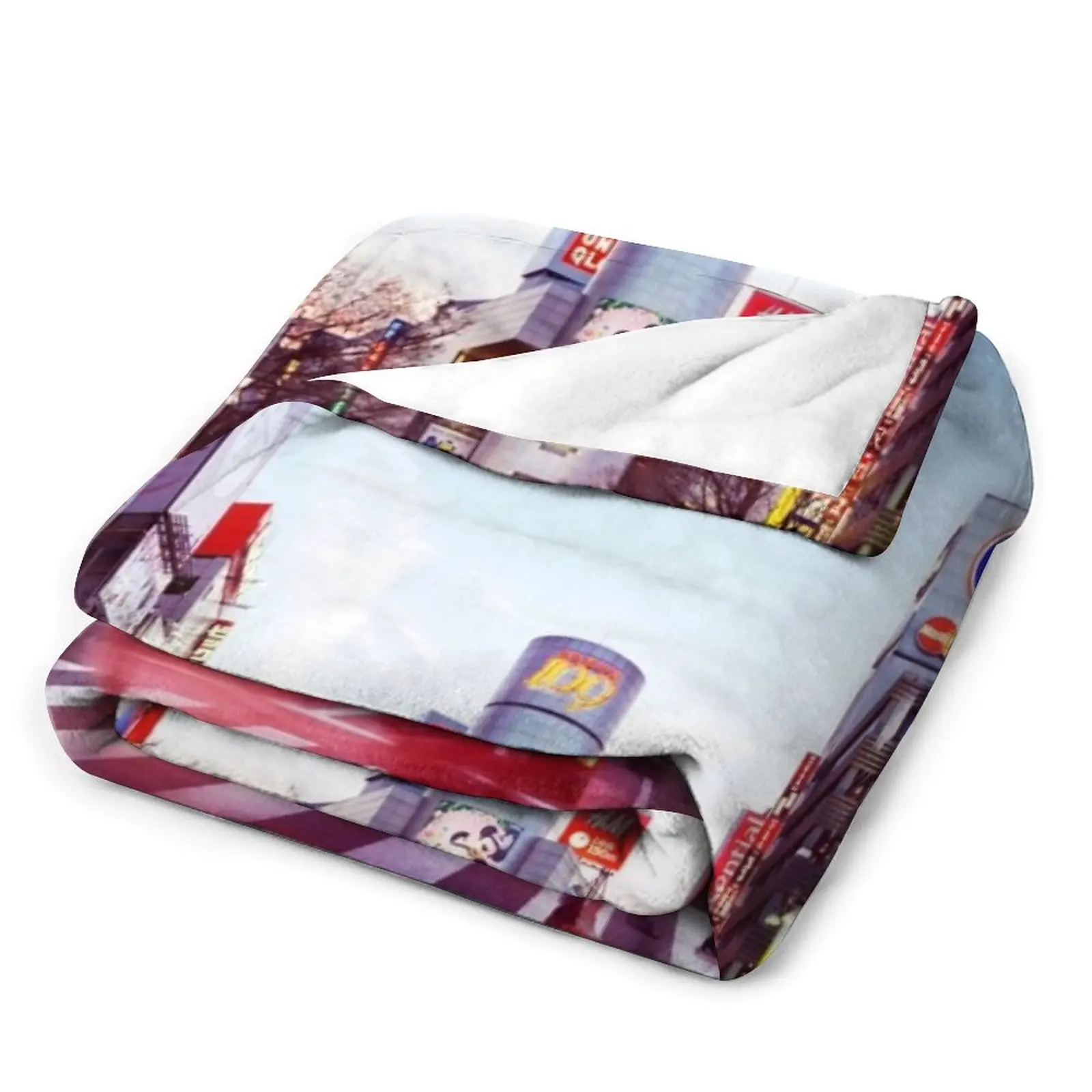 Пушистое одеяло Shibuya из серии часы пик в Токио