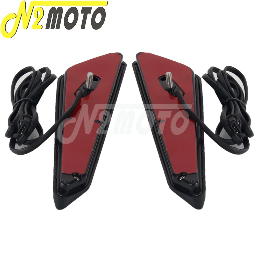 Черные хромированные светодиодные фары для мотоцикла Honda GL1800 Gold Wing GL 1800 Tour F6B 2018 2019