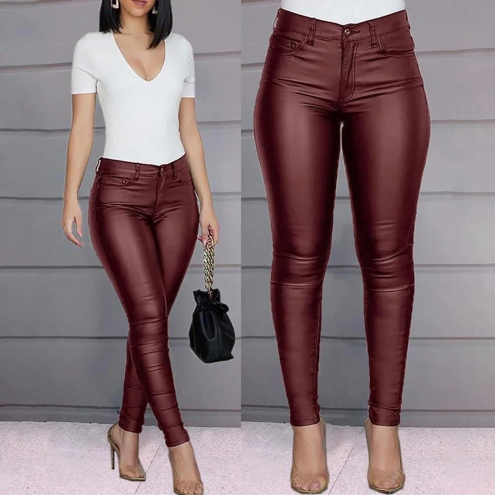 

Women's Casual Leggings Hard To Fade Lint-Free Ultra-Soft Elastic Dating Pants